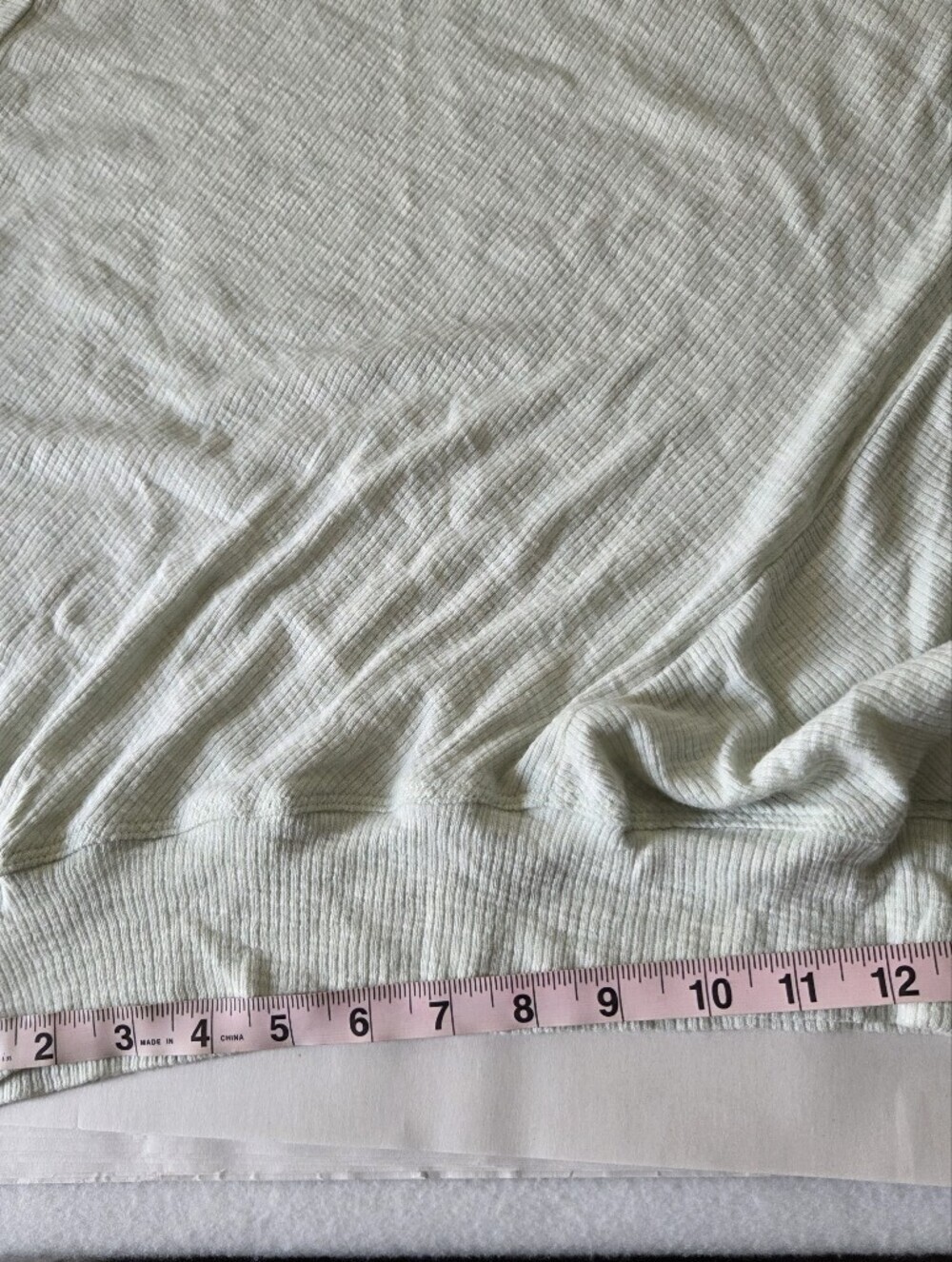 Anthropologie Damiana Pullover Heathered Mint Green Long Sleeve Knit Top XS - Picture 8 of 12